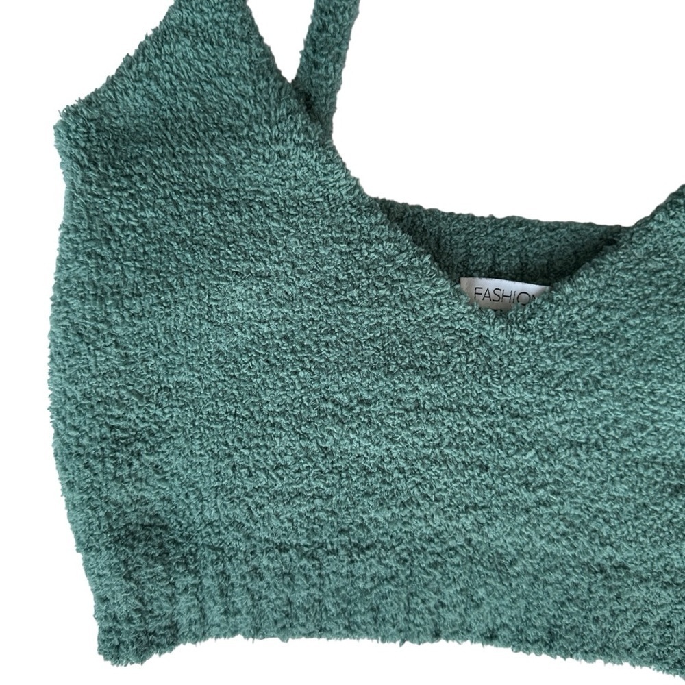Teal Knit Crop Top and Pants Set | Fashion Nova - Picture 7 of 16